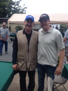 Participating in this year's Aim to Cure Event on behalf of the Foundation were Board Member, Jerry Neil Paul (left) and Assistant Executive Director, Shane Rucker (right). Jerry and Shane are pictured here together while meeting and greeting this year's participants.